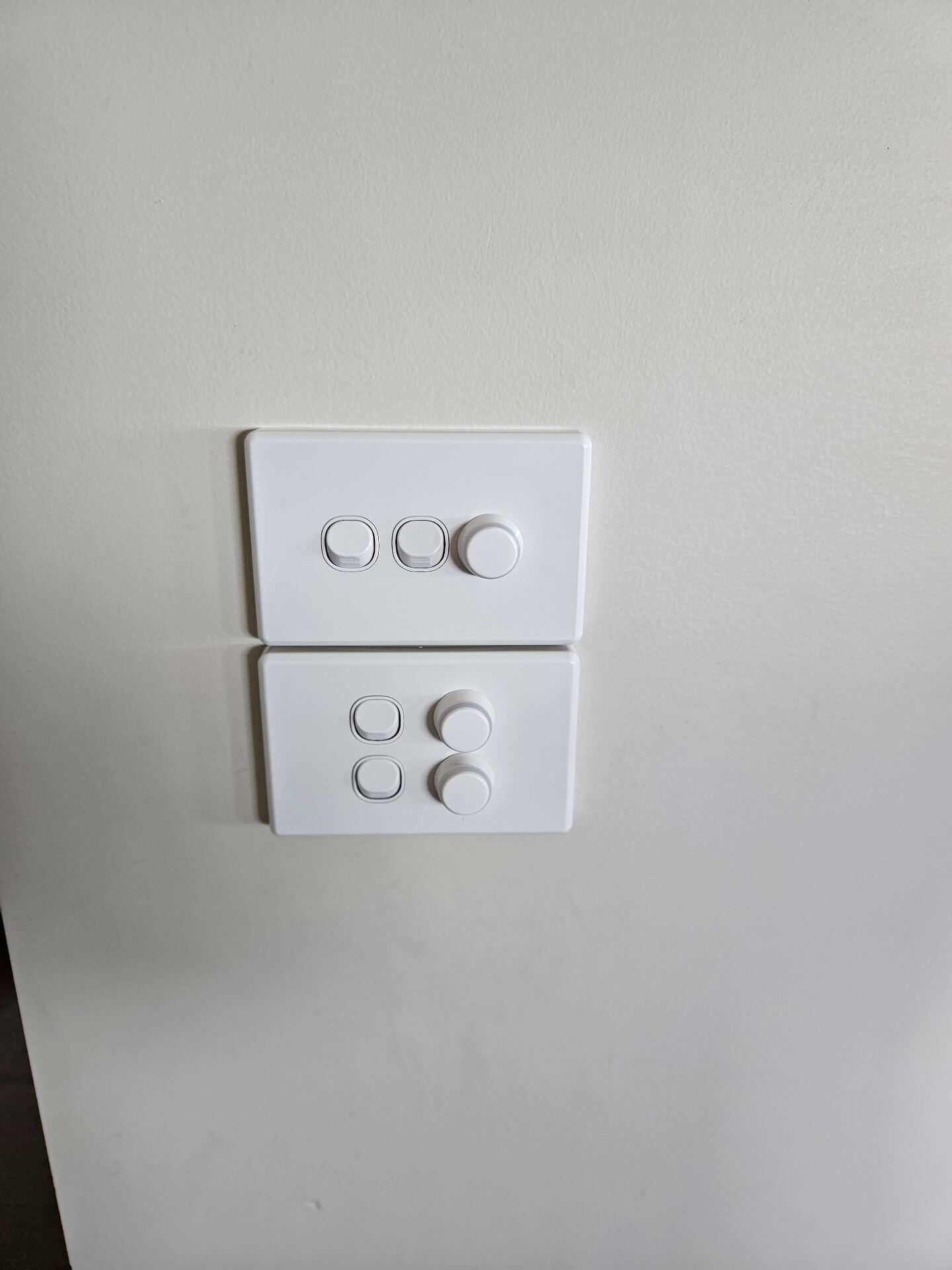 Lighting switches and dimmers installed by KPJ Electrical in Newcastle